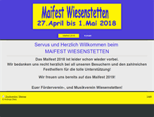 Tablet Screenshot of maifest-wiesenstetten.de